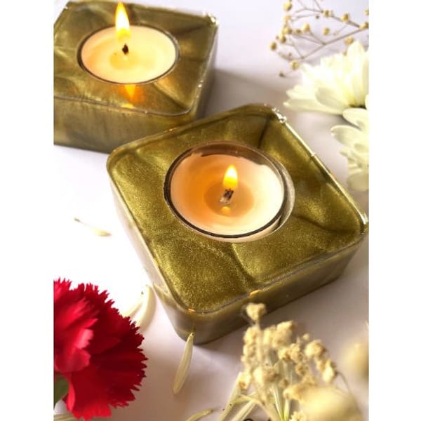 Tealight Holder - Aurum - Set Of 2