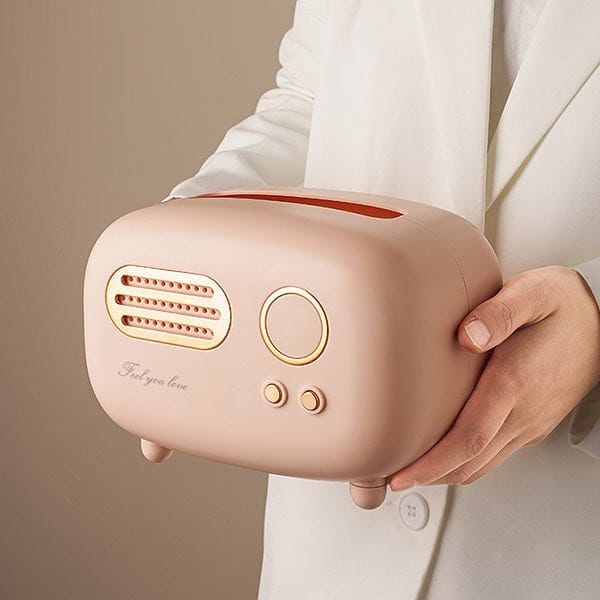Tissue Box - Vintage Radio - Single Piece