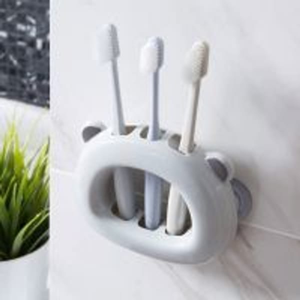 Toothbrush Holder - Bear - Plastic