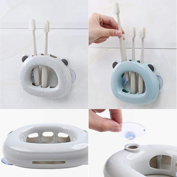 Toothbrush Holder Bear Plastic