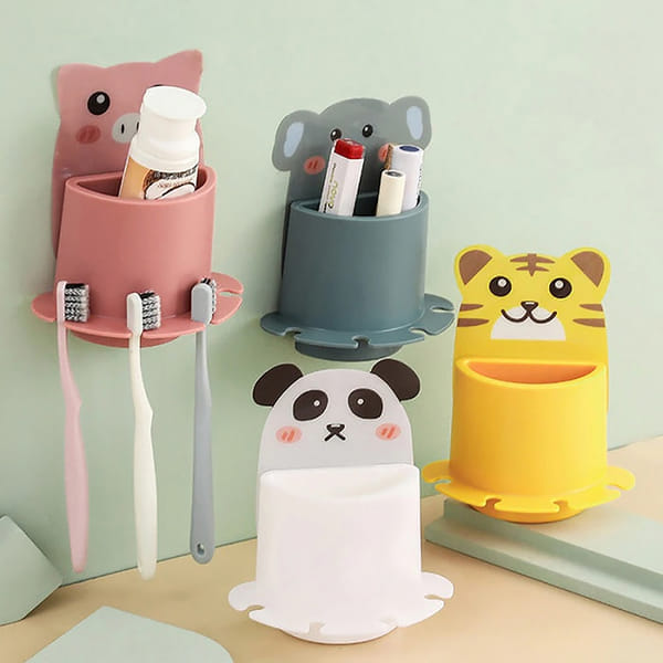 Toothbrush Holder - Cute Animal - SIngle Piece