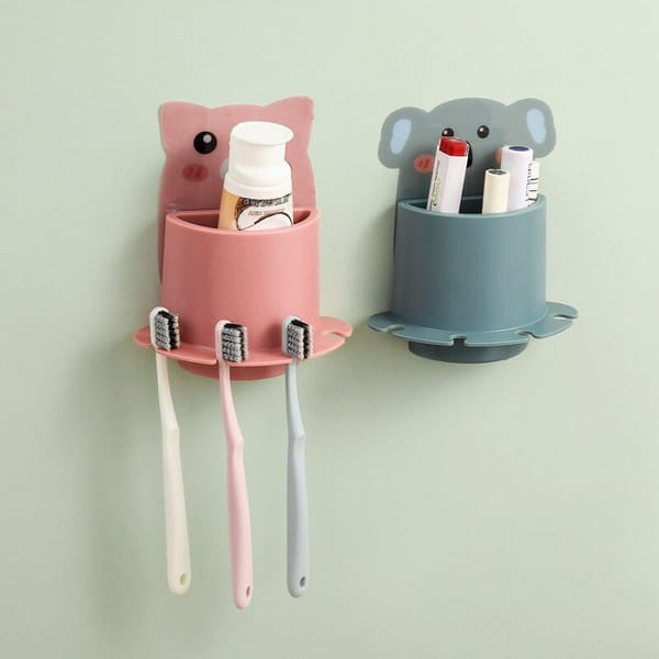 Toothbrush Holder - Cute Animal - SIngle Piece
