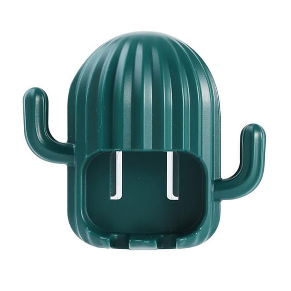 Toothbrush Holder - Wall Mounted - Cactus Shape - Set Of 2