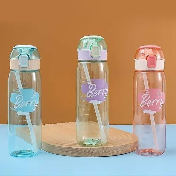 Transparent Sipper Bottle - Assorted - Single Piece