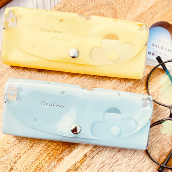 Travel Sunglass Case - Flower - Single Piece