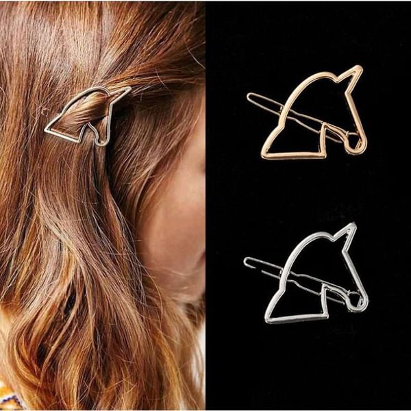 Unicorn Shaped Hair Pin