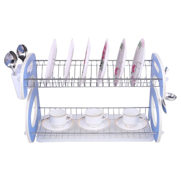 Utensil Drying Rack - Blue