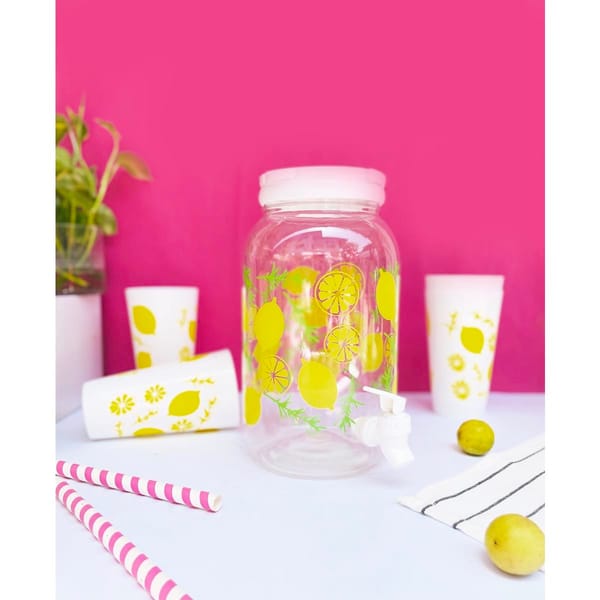 Water Dispenser With Cups - 3.8 Litres