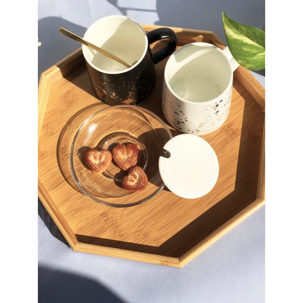 Wooden Tray - Hexagon - Single Piece